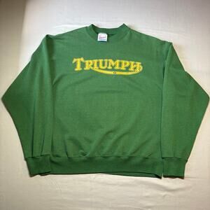 Vintage triumph green sweatshirt